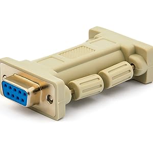 DB9 RS232 Serial Null Modem Adapter - F/F
