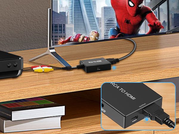 rca to hdmi adapter av to hdmi converter