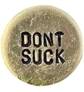 GANPUB Funny Golf Ball Marker, Dont Suck,Humor Novelty Golf Ball Markers with Funny Words,Golf Ba...