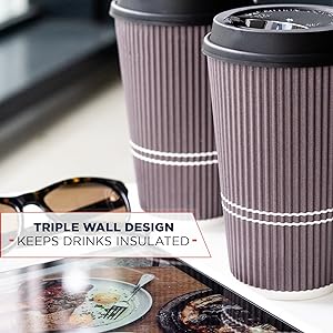 coffee cups with lids 16oz