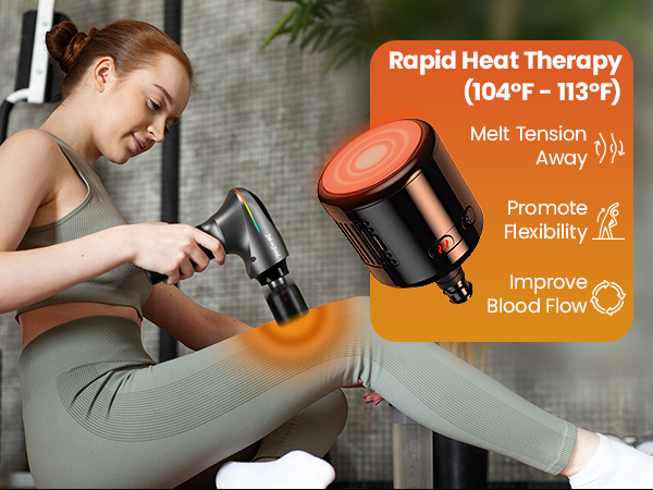 Massage Gun with Heat and Cold