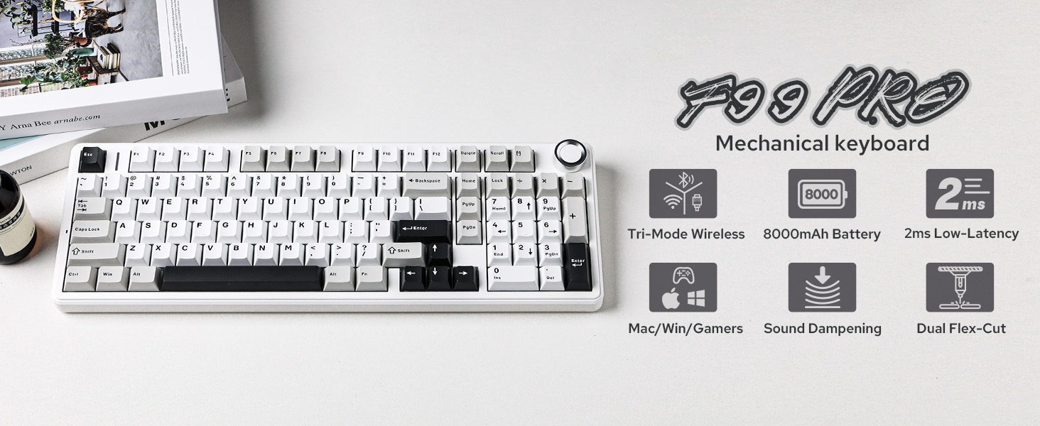 F99 PRO wireless gaming keyboard