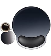 Dinky Ergonomic Mouse Pads, Cute Mouse Pad with Wrist Rest Support Gel, Non-Slip PU Base Mouse Ma...