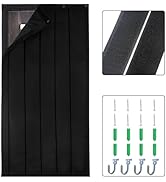 TroyStudio Thick Door Soundproofing Blanket, 37.5 x 86.6 x 0.8 inches Heavy Window Sound Barrier ...