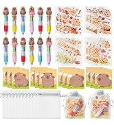 CY2SIDE Capy Stationery Party Gift - 12 Pack Back to School Gift Set with Fun Animal 4-in-1 Ballp...