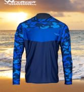 UPF50+ Long Sleeve Fishing Shirts for Men - Vented Sides, Light Weight, Wicking