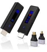 2026 New Wireless HDMI Transmitter and Receiver, 360FT/110M Extender,4K Decode 1080P@60Hz Output,...