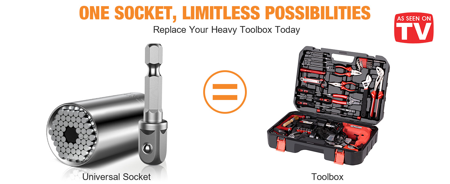 one sockeket replace your heavy toolbox today