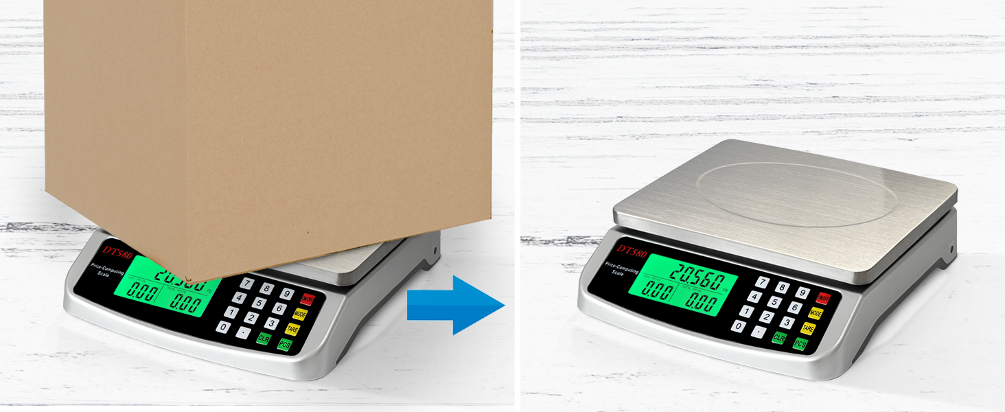 DT-580 110lb Silver Hold mode Green