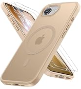 Miracase for iPhone 16e case &amp; iPhone 17e Case for MagSafe [with 2×9H+ Screen Protectors] TOP Mil...