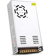 Aclorol 12V 30A 360W Universal Regulated Switching Convert Power Supply AC Adapter for LED Strip ...