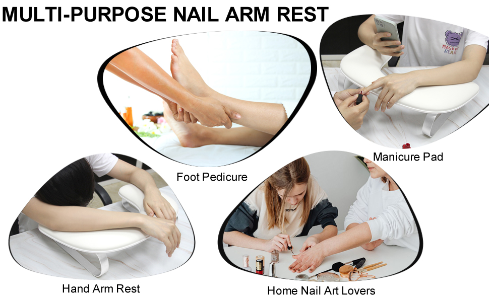 Wenxintek nail arm rest white 05