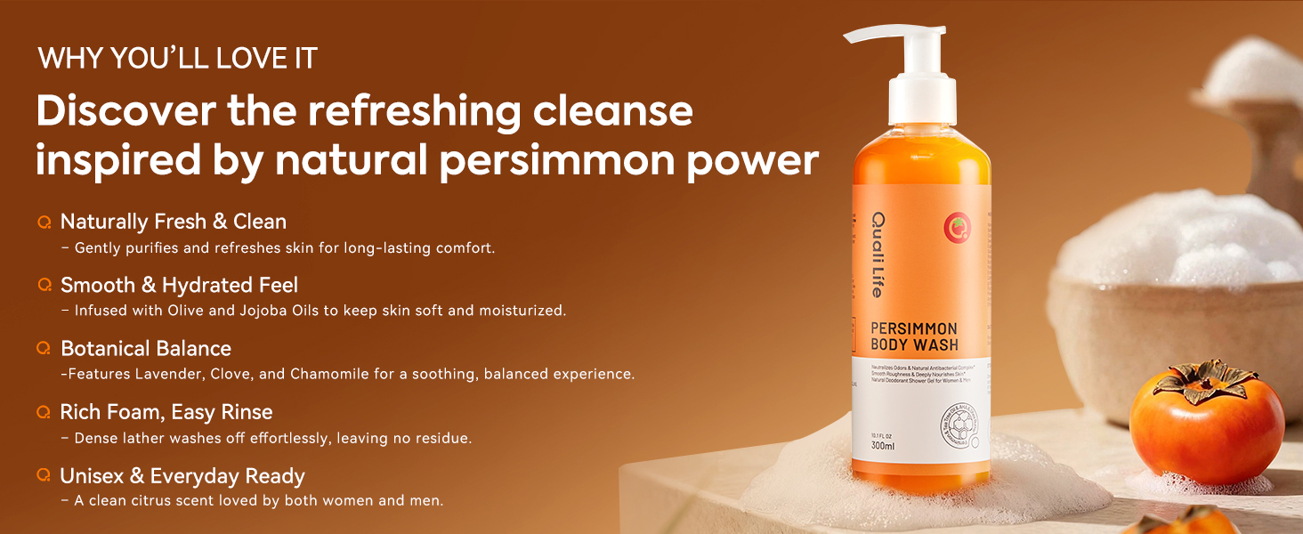 persimmon body wash