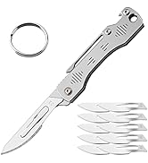 ITOKEY Pocket Knife for Men, Scalpel Knife with Clip, EDC Utility knife, Slim Razor Knife with 10...