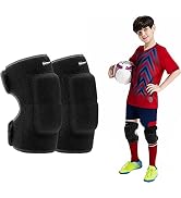 Volleyball Knee pad for Kids, Soft Adjustable Children Kneepads with Thick Sponge, Protective Kne...