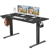 Donext Electric Standing Desk, 55 x 24 Inches Standing Desk Adjustable Height, Standing Desk, Erg...