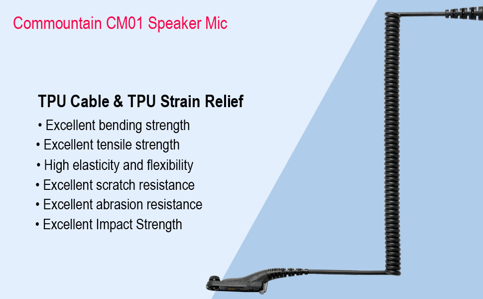 Cable of CM01-MAPX SPEAKER MIC