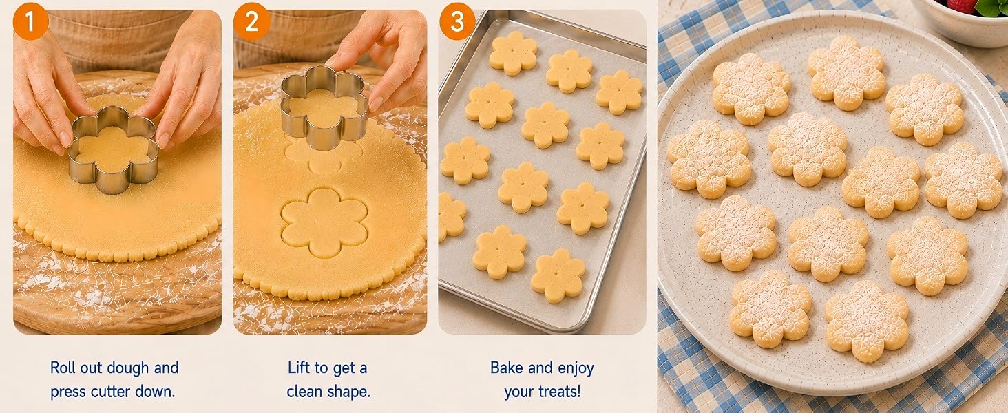 Easy steps to use cookie cutters for home baking and party treats