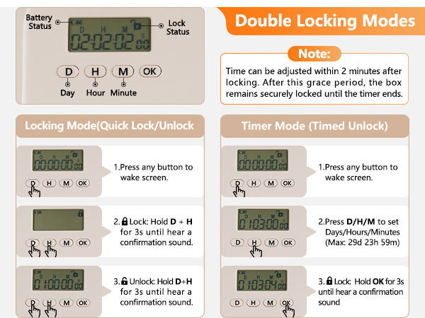 timer lock box