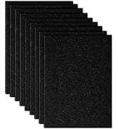 MEDUWEDU 9 Pcs Charcoal Filters Compatible with Cat Litter Box 4.5 x 6.5Inch, Replacement Activat...