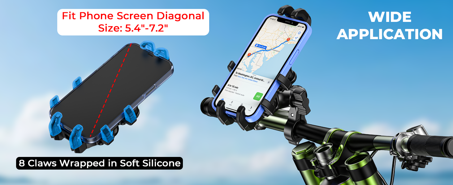 bike phone holder handlebar