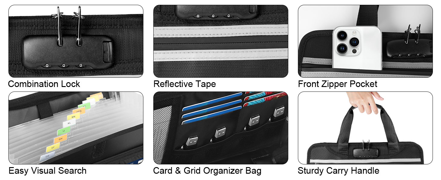 important document binder fireproof document organizer