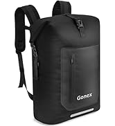 Gonex Ultralight Waterproof TPU Backpack, 55L Roll Top Dry Bag with Comfortable Padded Back Panel...