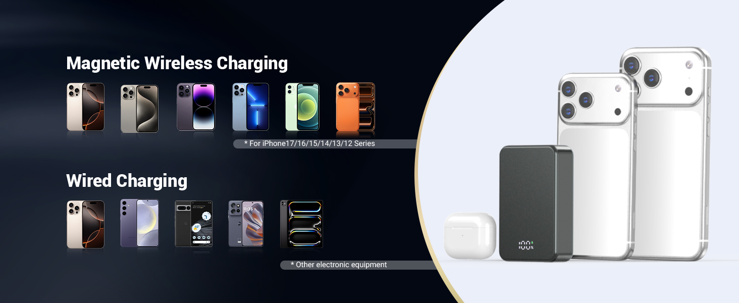 magnetic power bank for iPhone 17