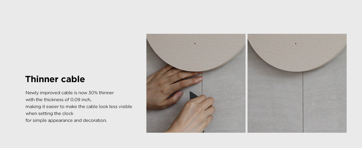 Thinner cable 