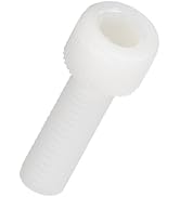 Kozelo 20pcs Socket Head Cap Screws - [M8-1.25 x 30mm] Nylon Hexagon Socket Head Cap Screw Plasti...