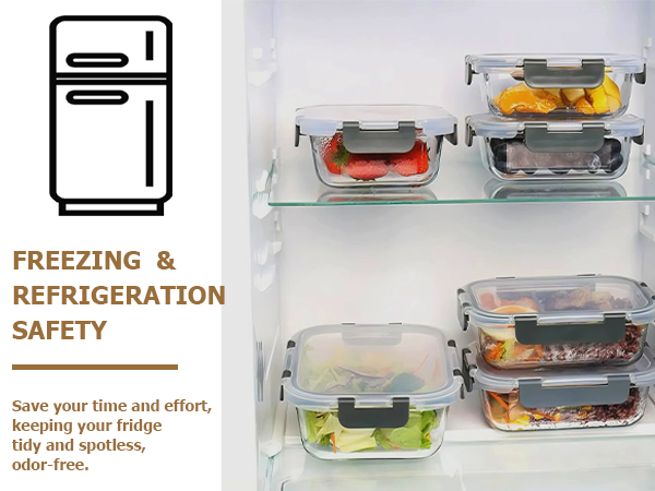 glass food storage container