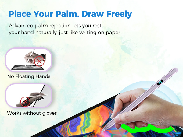 Place Your Palm. Draw Freely.