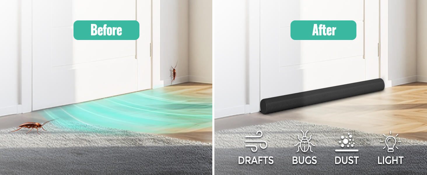 draft stopper for bottom of door