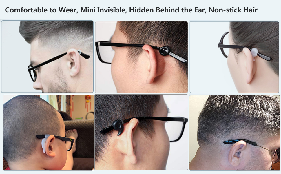 eye glasses ear grippers