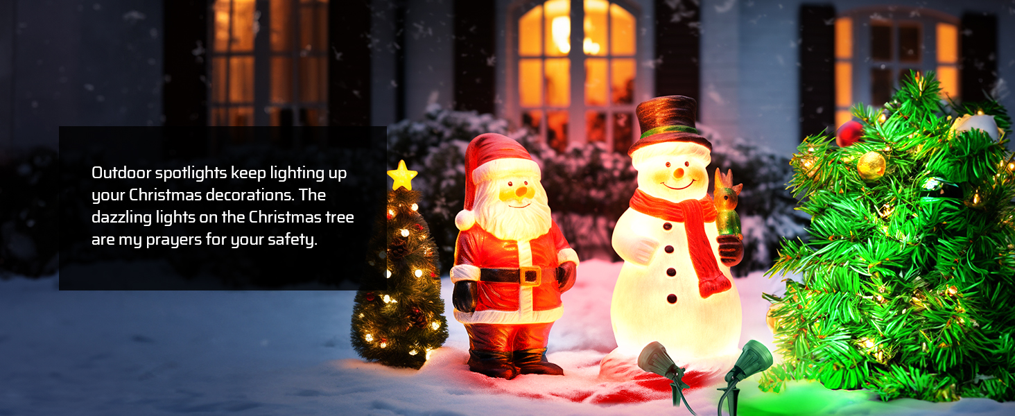 christmas led colorful outdoor spotlight