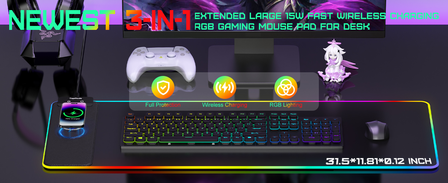 3-IN-1 Mouse Pad