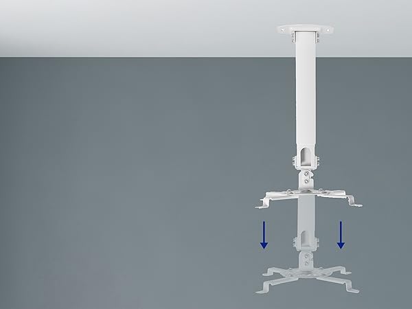 Extending Ceiling Projector Mount, Height Adjustable Projection