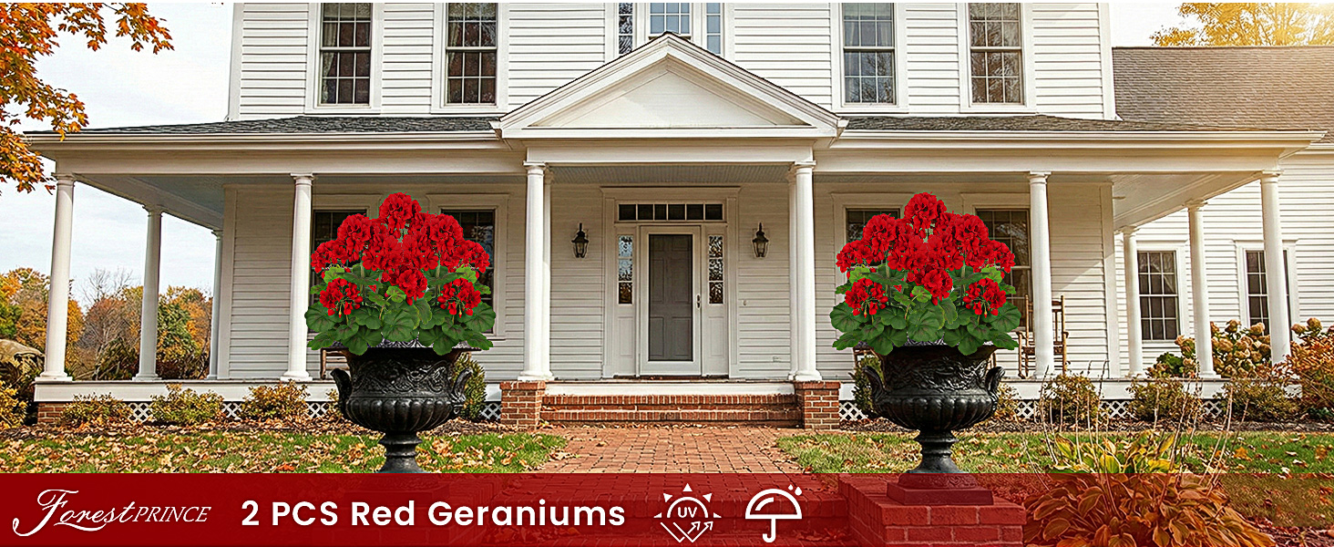 Artificial Geraniums