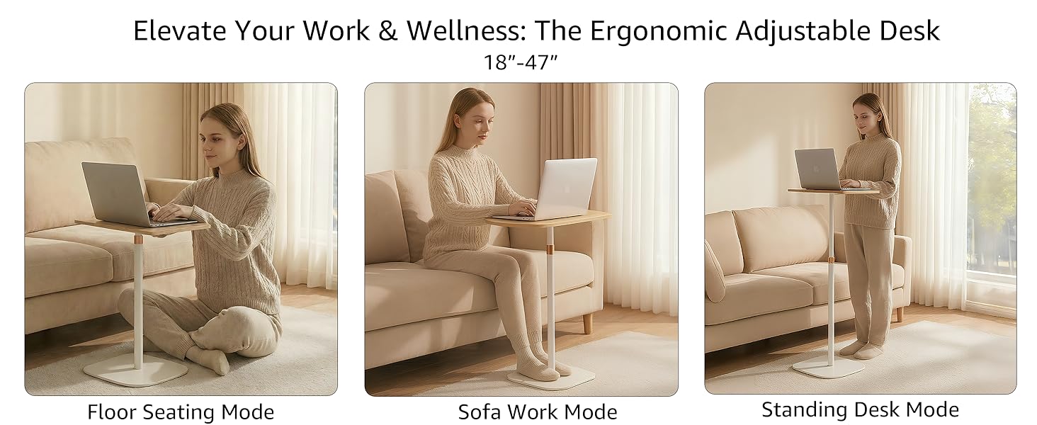 small tall standing desk adjustable