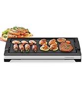 Golden Prairie Electric Griddle Nonstick, 1800W, 20-Inch XL Nonstick Flat Top Grill for Breakfast...