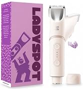 LADYSPOT SpinDuo 2 in 1 Electric Bikini Trimmer for Women,180°Rotating Head 