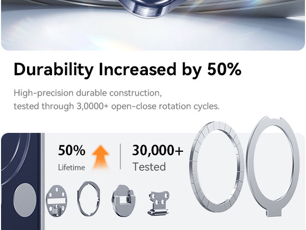 Peerock for iphone 17 pro max case clear with magnetic stand