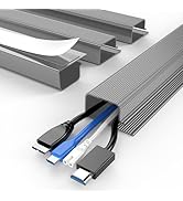 Delamu 63in Under Desk Cable Management, Safe &amp; Tidy Cable Management Under Desks for Home &amp; Offi...