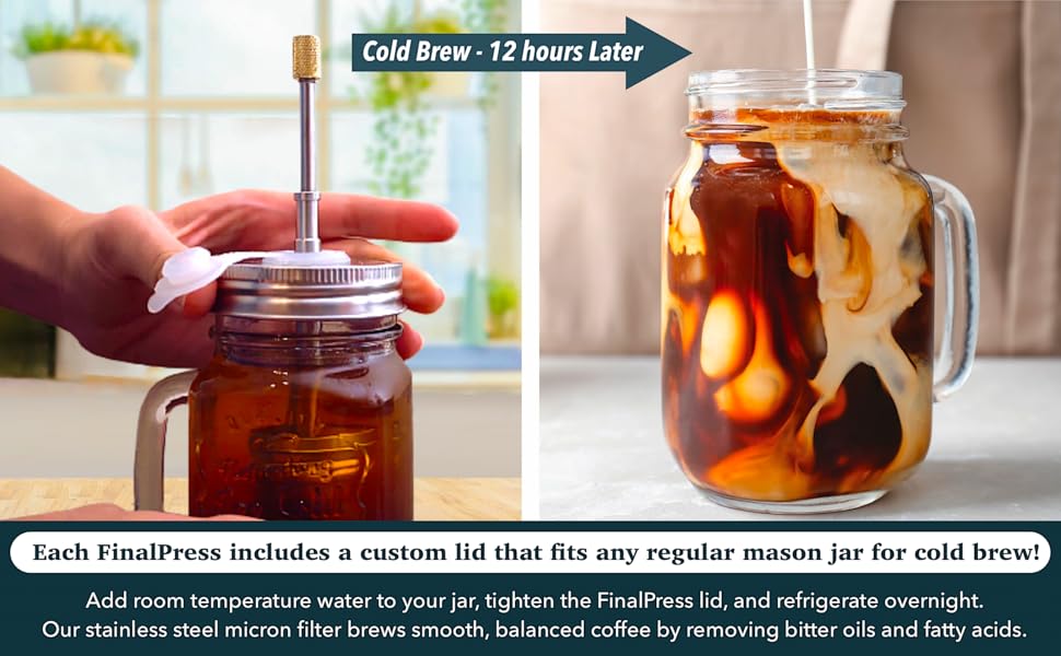 cold brew coffee maker pour over dripper french press drip steeper mesh strainer brewer infuser