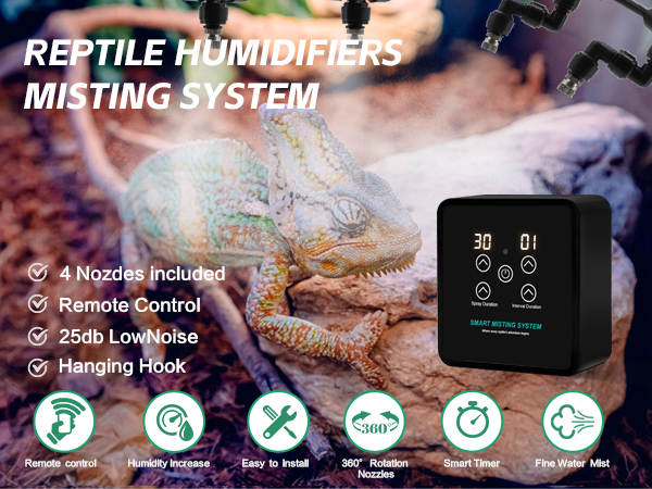 mister for reptiles reptile reptiles humidifier humidifiers fogger mister misting system terrarium