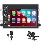 Car Radio for Ford F150 F250 F350 Mustang Escape Fusion Edge Explorer with Wireless Carplay Andro...