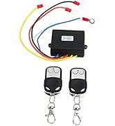 Wireless Winch Remote Control Kit,12V 24V Wireless Winch Remote Control Switch Receiver Kit Unive...