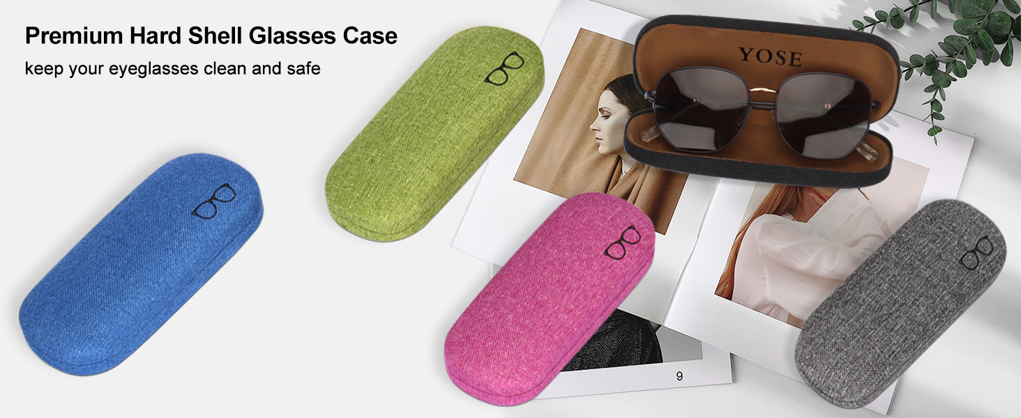 Hard shell glasses case