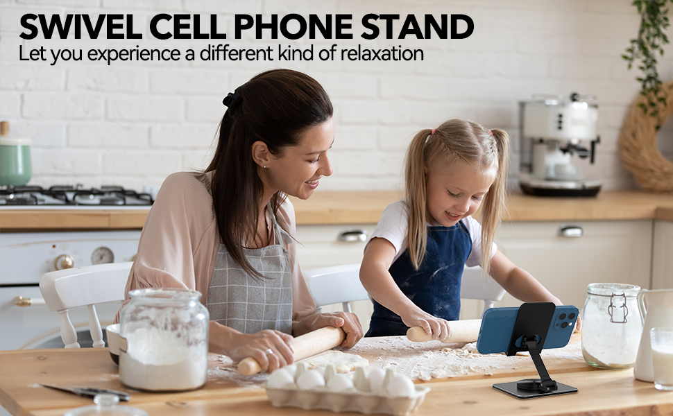 Rotating Phone Stand for Desk