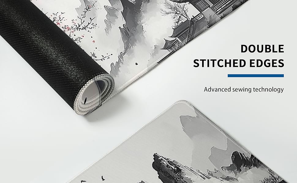 Japanese Anime Art Landscape Large Mouse Pad